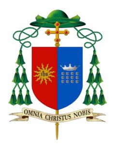 STEMMA DI S.E. REV.MA MONS. CARLO CIATTINI,
VESCOVO DELLA DIOCESI DI MASSA MARITTIMA-PIOMBINO